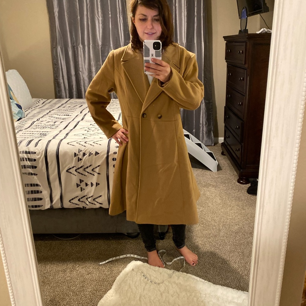 Camel Peacoat